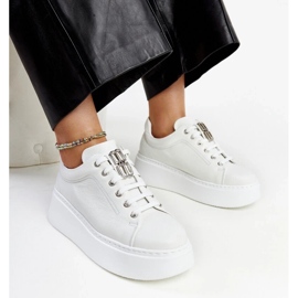 D/GMR Karinon valkoiset nahkalenkkarit valkoinen 1