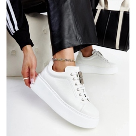 D/GMR Karinon valkoiset nahkalenkkarit valkoinen 2