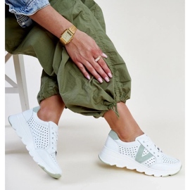 D/GMR Vinceza valkoiset nahkaiset harjakattoiset lenkkarit valkoinen 2