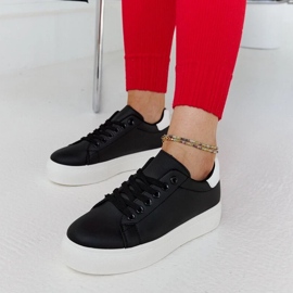 D/GMR Mustavalkoiset lenkkarit paksulla pohjalla 1