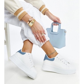 D/GMR Valkoiset Ottavia alustan urheilukengät valkoinen 2