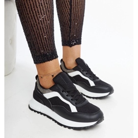 D/GMR Mustat alustalenkkarit Evelia glitterillä 1