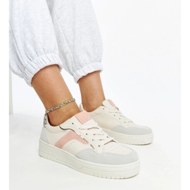 D/GMR Valkoiset Walda alustalenkkarit beige 2