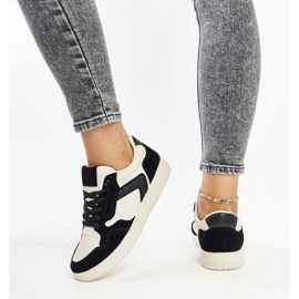 D/GMR Juwan valkoiset ja mustat glitterlenkkarit valkoinen 2