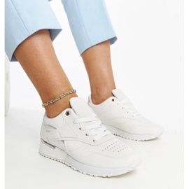 D/GMR Tasnim valkoiset käärmeennahkaiset lenkkarit valkoinen 2