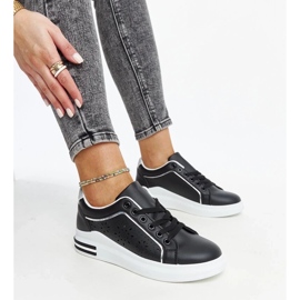 D/GMR Mustat harjakattoiset lenkkarit Zorka glitterillä 1