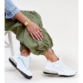 Valkoiset tennarit, joissa Jelek-hologrammi valkoinen 2