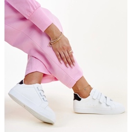 Samalan valkoiset ja mustat velcro-lenkkarit valkoinen 2