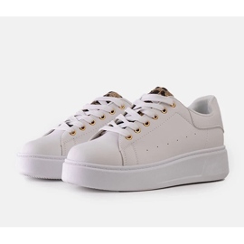 D/CEO Valkoiset lenkkarit silmiinpistävällä Asmait-koristeella valkoinen 1