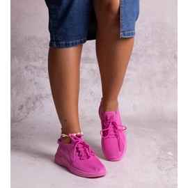 D/CEO Tummanpunaiset Khitam urheilulenkkarit vaaleanpunainen 1