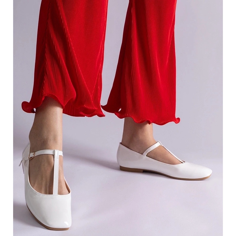 D/CEO Valkoinen patentoitu balettiasunto Marseille-vyöllä 2