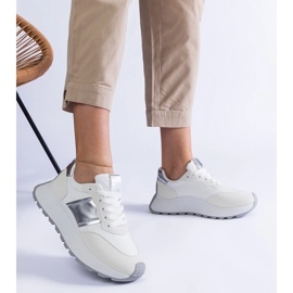 D/CEO Valkoiset lenkkarit Cremor -alustalla valkoinen 2