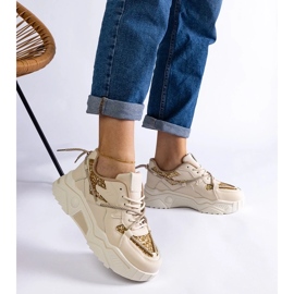 D/CEO Beiget naisten tennarit Agar glitterillä 2