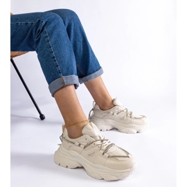 D/CEO Naisten beigenväriset urheilulenkkarit Ivett 1