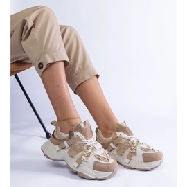 D/CEO Beige -lenkkarit Candra Gold Insertsin kanssa 1