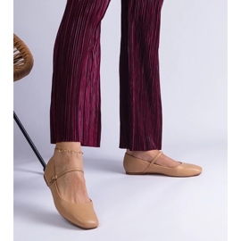 D/CEO Beige balleriinit ekologisella kanaalla Kamelia 2