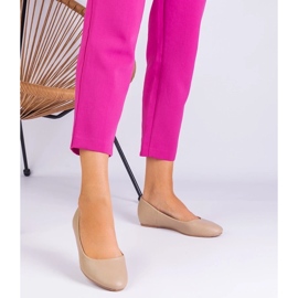 D/CEO Beige -balleriinit Piilotetulla kiilalla ekologinen savela savelia 2