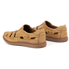 Polbut AVOLLISET Nahkakengät 06 Summer Beige 6