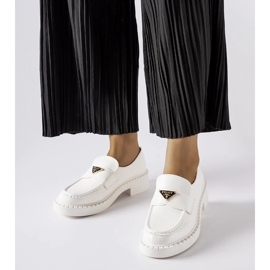 D/CEO Milne valkoiset naisten mokasiinit valkoinen 1