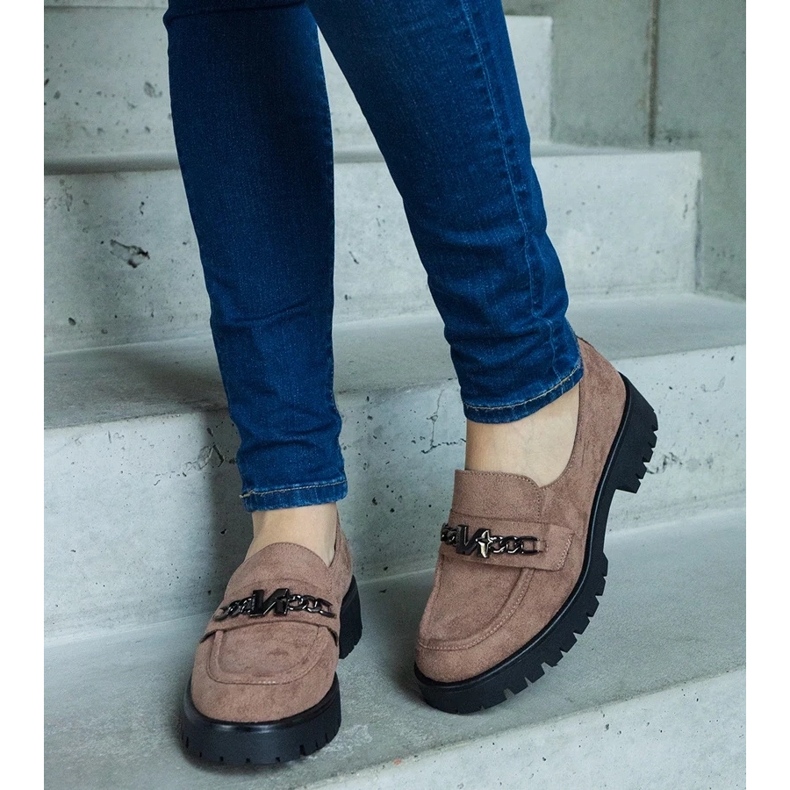 D/CEO Vinceza-ruskeat mokkanahkaat 1