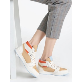 Naisten lenkkarit Veltor White/Khaki 2