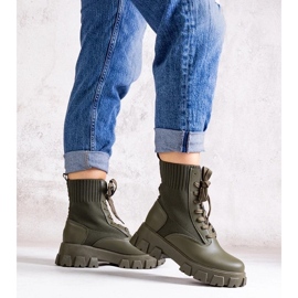 D/CEO Zogban vihreät saappaat joustavalla päällisellä 1