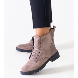 D/CEO Ruskeat ekologiset mokkanahkatyösaappaat Barosa-alustalla 2