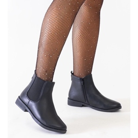 D/CEO Mustat klassiset nilkkurit, joissa joustava sisäosa Maizan ekonahkaa 1