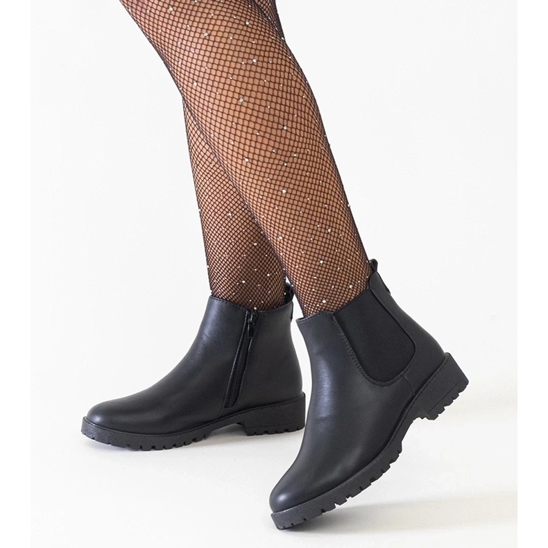 D/CEO Mustat klassiset rennot nilkkurit Salaran eko-nahasta 2