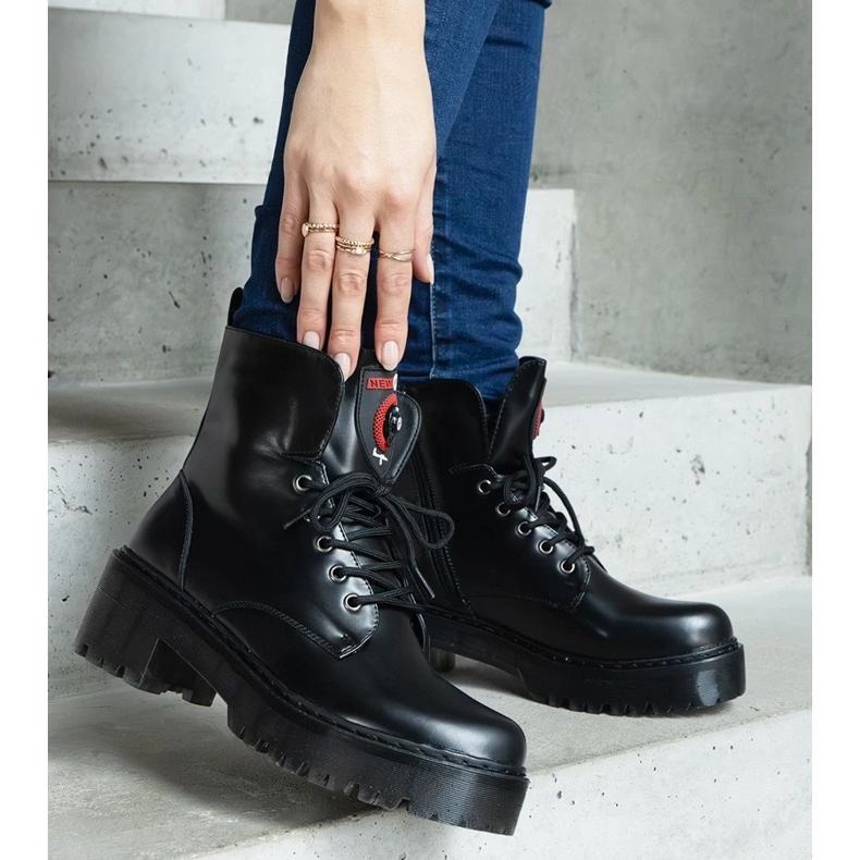 D/CEO Mustat naisten Ranco-saappaat 2