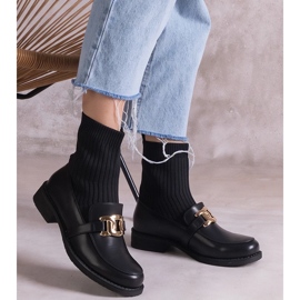 D/CEO Mustat nilkkurit, joissa kangaspäällinen, by Krisa 2