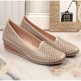 Kengät ankkuri -ankkuri Potocki SZ12018 beige 1