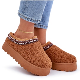 Seastar Camel Sheepskin Platform lumisaappaat turkista ruskea 5