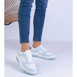 Siniset lenkkarit paksulla pohjalla sininen 1