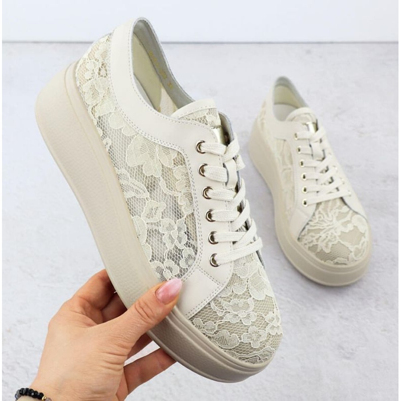 S.Barski Kengät alustalla S. Barski Hy51-059 Beige 1