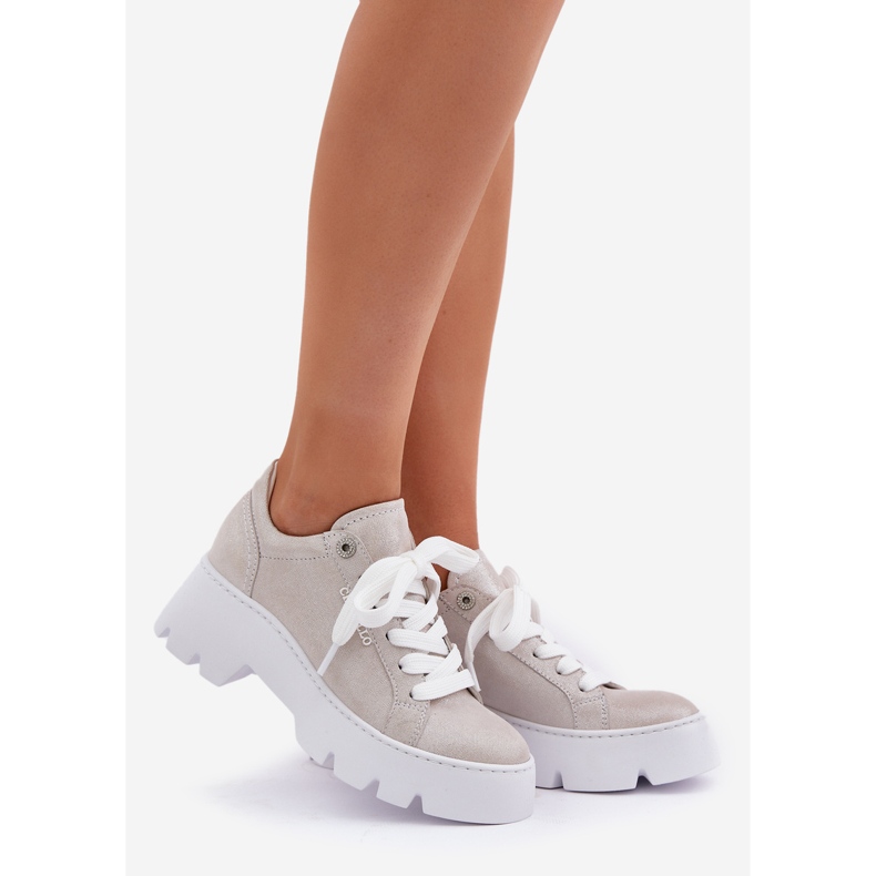 Sneakers -urheilukengät Chebello 4632 -hopealustalla 1