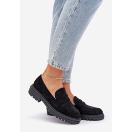 Litteät naisten aukiolokset mustat 1