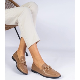 Ruskeat naisten leipät, joissa on kultainen sisustus 1