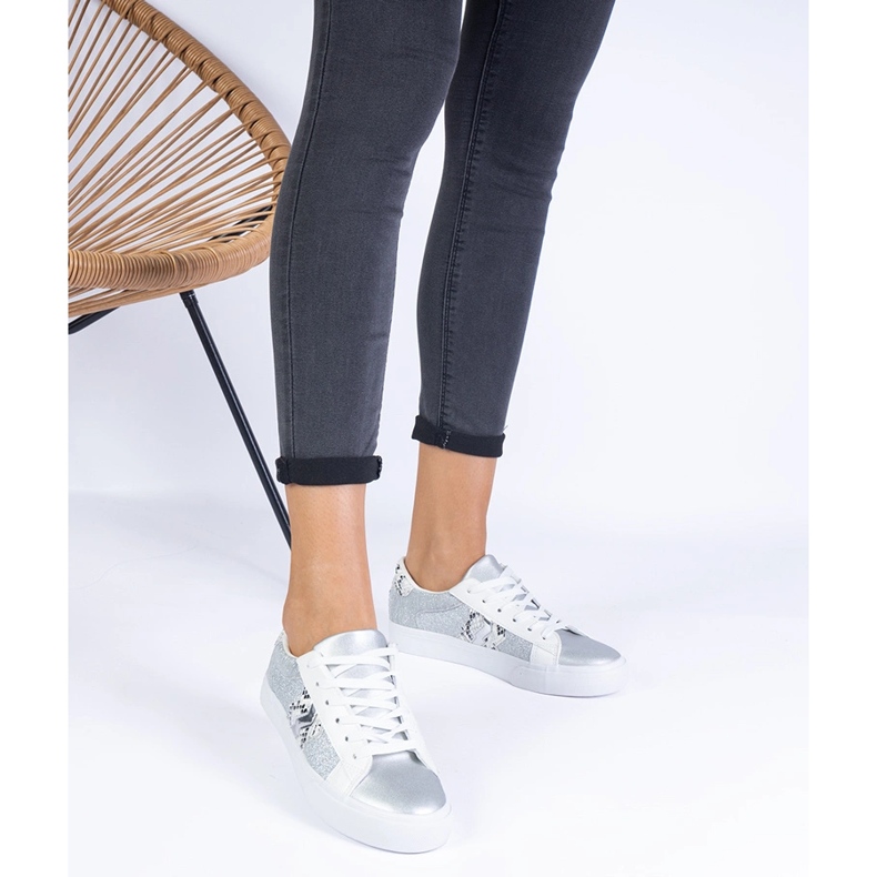 Hopea -lenkkarit, joissa on eläinkuvio, koristeltu kimaltelevat 1