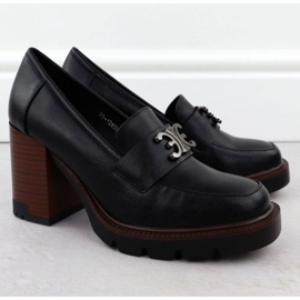 Mokkasiinikengät Potocki -postissa SZ12403 WOL287 musta 2