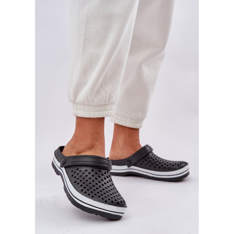 Kevyet vaahto naisten mustat flip flops 2