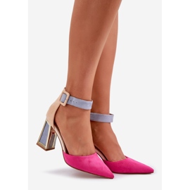 Postin sandaalit terävillä varpaisilla fuksialla vaaleanpunainen 1