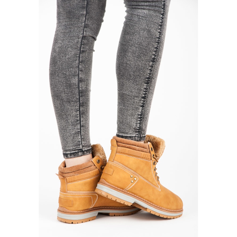 Lace-up Trappers ruskea 1