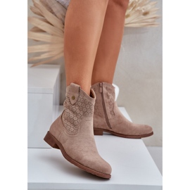 S.Barski Avoin työkorkokengät beige 2