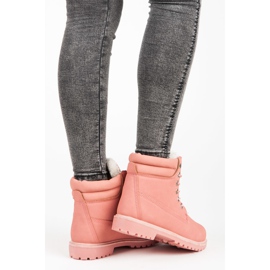 Top Or Lämpimät Pink Trappers vaaleanpunainen 1