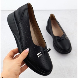 Kengät Vinceza 7896 Black Openwork -alustalla musta 1