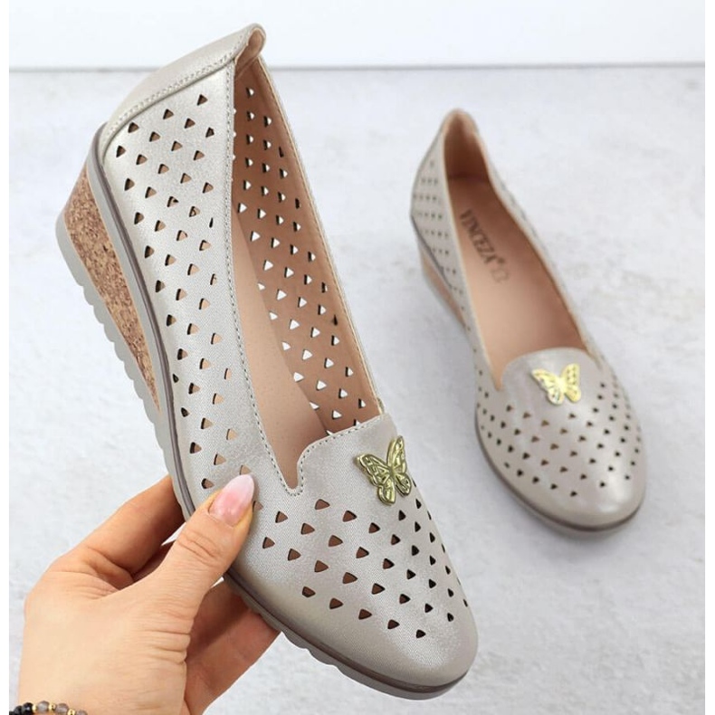 Vinceza Openwork kengät Vincez 58472 Jan359 kultainen 1