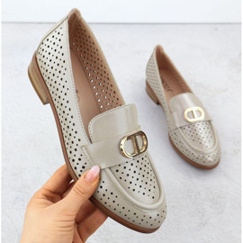 Vinceza Openwork kengät 58516 JAN364 kultainen 1