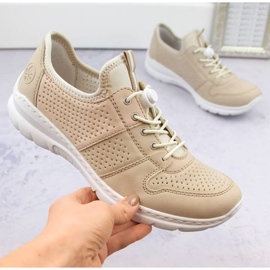 Rieker L3254-62 Beige Sports Shoes 1