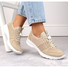 Rieker L3254-62 Beige Sports Shoes 2